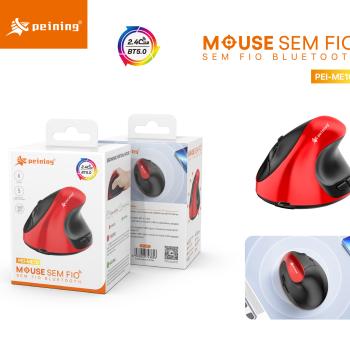 MOUSE S/ FIO VERTICAL BLUETOOTH RECARREG PEINING PEI-ME10