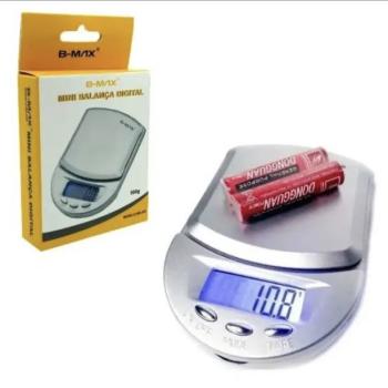 MINI BALANÇA DE PRECISAO 500G C/ PILHAS BM-A04