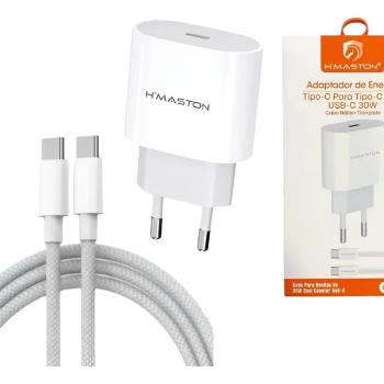 KIT CARREGADOR USB-C 30W TIPO C HMASTON CB-23