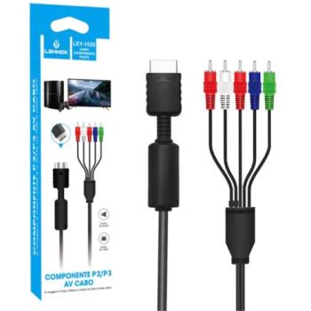 CABO AV RCA P/ PS2 E PS3 LEY-1535