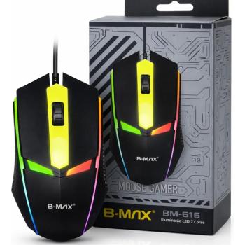 MOUSE USB GAMER RGB 1000 DPI USB 3.0 BMAX BM-616