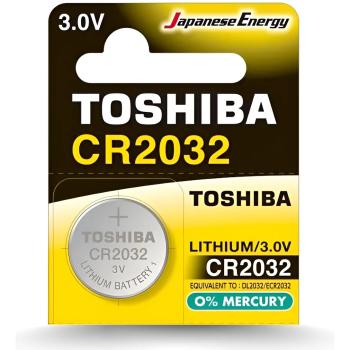 BATERIA MOEDA CR 2032 UNID TOSHIBA
