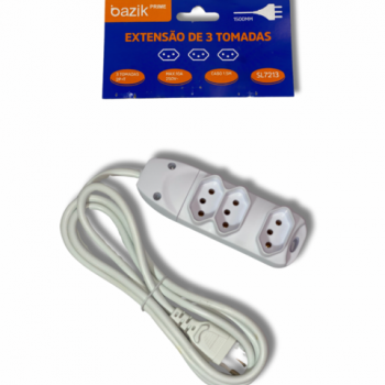 EXTENSAO FILTRO DELINHA 3 TOMADAS SL7213 / SL7113