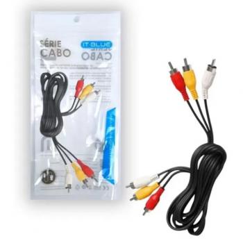 CABO 3RCA X 3RCA 1,50 MT LE-5502