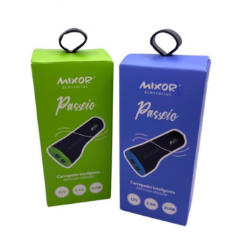 BASE VEICULAR 2 USB 2.4A PASSEIO MIXOR