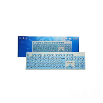 TECLADO USB COM FIO BRANCO KEY-9965 INOVA