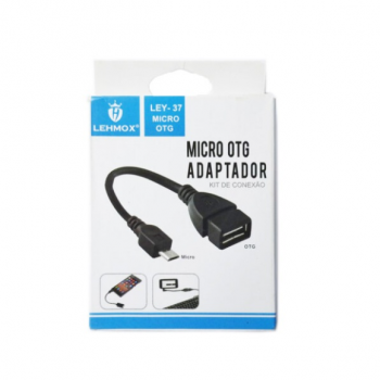 ADAPTADOR USB OTG PARA V8 CABO LEY-37