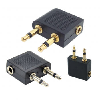 ADAPTADOR P2 FONE DE OUVIDO AVIÃO 3.5MM