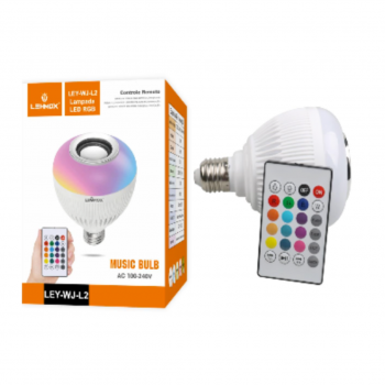 CAIXA DE SOM BLUETOOTH LÂMPADA BOATE LEY-WJ-L2