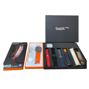 RELÓGIO SMARTWATCH W68 PRO MAX C/KIT PULSEIRAS