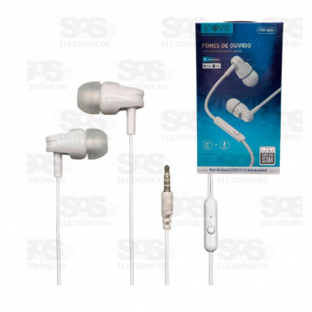 FONE DE OUVIDO P2 COM MICROFONE FON-9851 INOVA