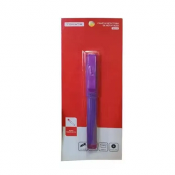 CANETA DETECTORA NOTA FALSA MYC-02 TOMATE