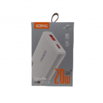 BASE CARREGADORA TURBO PRO 20W USB+ TIPO C LE-246 LELONG