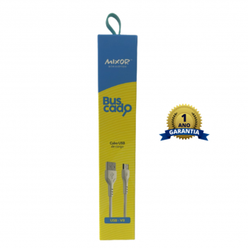 CABO USB 1.0MT V8 2.1A BUSCADO MODM-B02 MIXOR