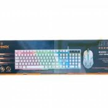 KIT TECLADO E MOUSE USB RGB LEY-2073 LEHMOX