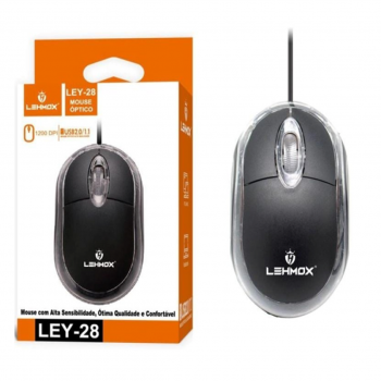 MOUSE USB SLIM COMUM LEY-28 LEHMOX