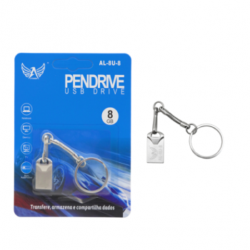PENDRIVE 8GB CHAVEIRO AL-8U-8 ALTOMEX