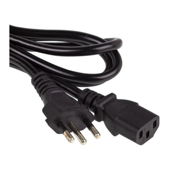CABO DE FORÇA TRIPOLAR PARA FONTE PC ATX 3 PINOS BMAX