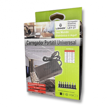 CARREGADOR PORTATIL UNIVERSAL LEY-27 LEHMOX 12-24V 120W