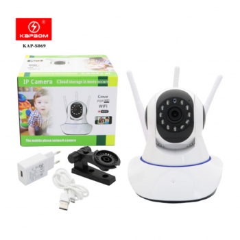 CÂMERA WIFI 3 ANTENAS KAP-S069 KAPBOM
