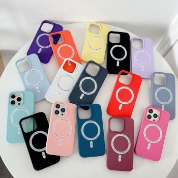 CAPA CASE MAGSAFE VELUDO