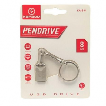 PENDRIVE 8GB CHAVEIRO KA-A-8 KAPBOM