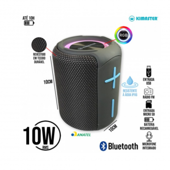 CAIXA DE SOM K400X 10W CINZA KIMASTER