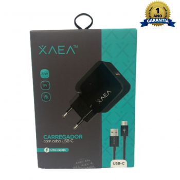 CARREGADOR TIPO C - 1 USB - 9V 27W MOD10X-B01 XAEA
