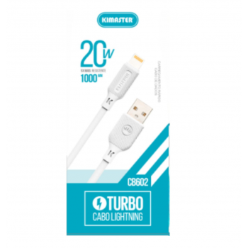 CABO USB X IPHONE 5A 20W 1.00 MT CB602L/ CB602/ CB612 KIMASTER