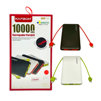 BATERIA PORTATIL 10.000 MAH KA-956 KAPBOM