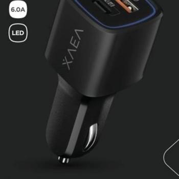 BASE VEICULAR TURBO PD USBC - USB 36W 6.0A SPEED XAEA