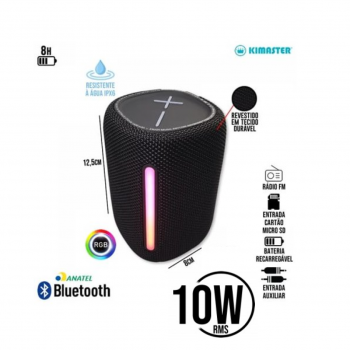 CAIXA DE SOM K400X 10W PRETA KIMASTER