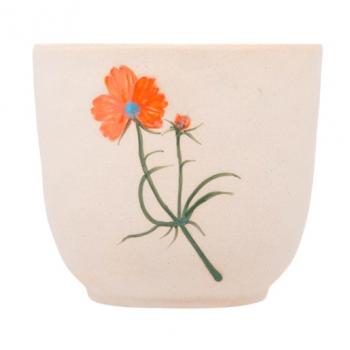 DECOR CACHEPOT CERAMICA FLOR