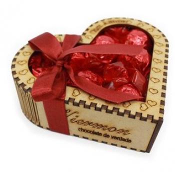 CHOCOLATE MINI CORAÇÃO MDF