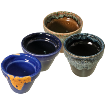 Cachepot de Cerâmica Mini Redondo