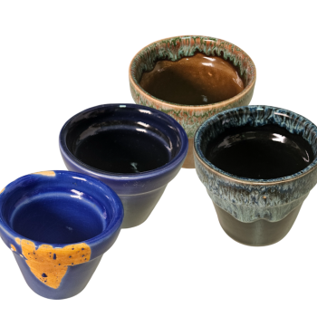 Cachepot de Cerâmica Mini Redondo