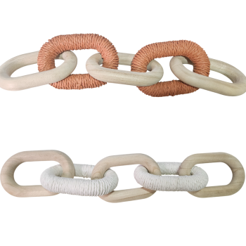 Colar de Madeira Corrente para Mesa