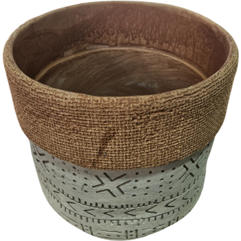 Vaso de Cerâmica Rústico M