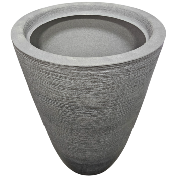 Vaso Cone Riscatto Polietileno Nº2 Branco Carrara