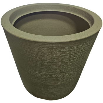 Vaso Cone Baixo Riscatto Polietileno Nº1 Areia