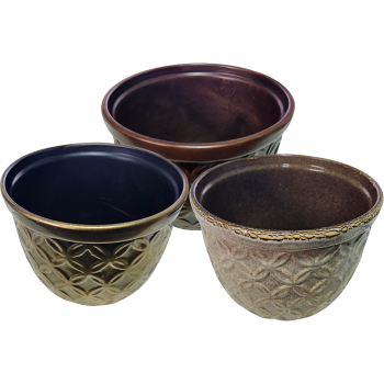 Cachepot de Cerâmica Flor