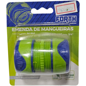 Emenda Mangueira Deluxe 3/4 Plástica