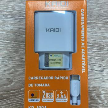 CARREGADOR KAIDI IOS KD-109A