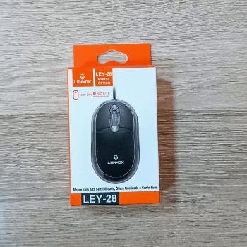 MOUSE COM FIO LEHMOX LEY-28