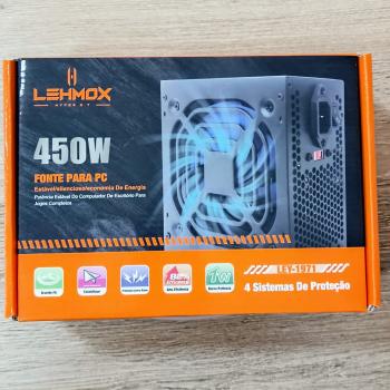 FONTE PARA PC LEHMOX 450W LEY-1971