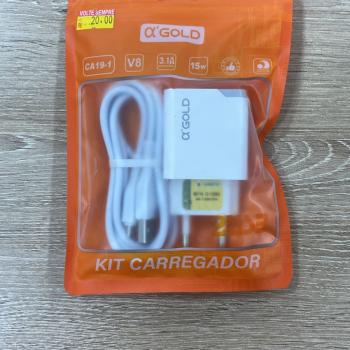 CARREGADOR A´GOLD CA19-1 V8