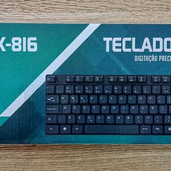 TECLADO PARA PC COM FIO K-816