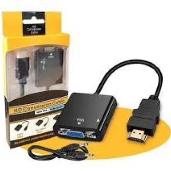 CABO CONVERSOR HDMI PARA VGA LEHMOX LEY-01
