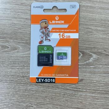 CARTÃO DE MEMORIA 16GB LEY-SD16 LEHMOX