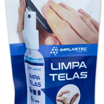 LIMPA TELAS 60ML ( PALT0030CX ) C/ FLANELA - IMPLASTEC
